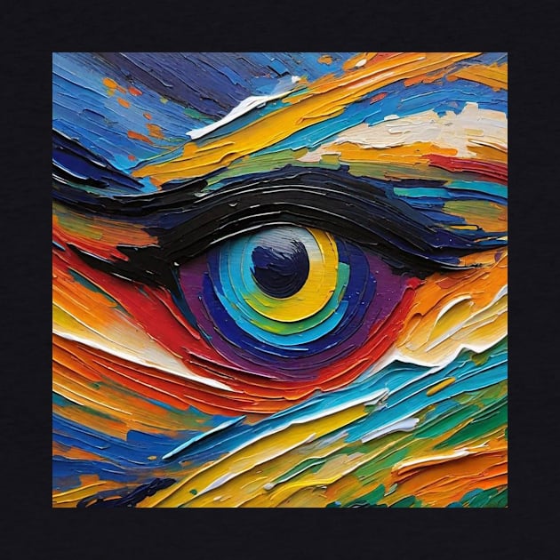 Colorful Eye Painting. Oil painting eye. Artsy colorful eye. Painting Lovers. Colorful Art. Colorful Paintings. Eye Art. by Dmitry_Buldakov